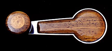 Custom Wood 240Z Handle crafted by Eric Neyerlin